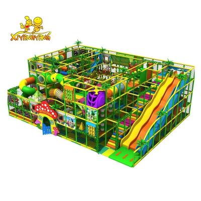 China Jungle Theme Kids Commercial Indoor Playground Equipment Indoor Soft Playground for sale