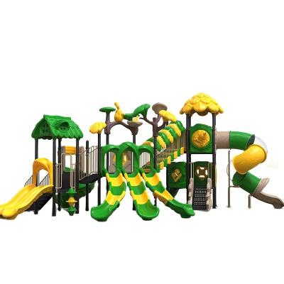 China 2022 new designed outdoor sector xiyangyang plastic slides garden backyard outdoor playground amusement equipment for sale