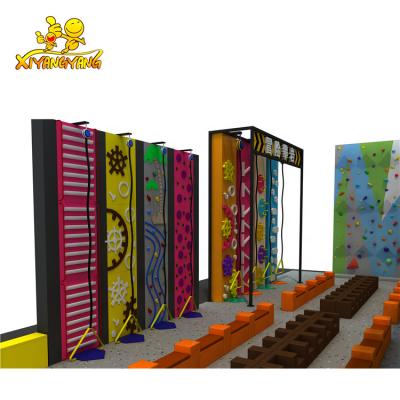 China Super Trampoline Park Wholesale New Arrive Kids Amusement Park Outdoor Climbing Wall For Sale for sale