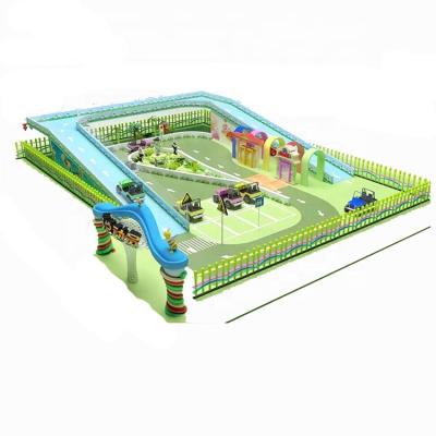 China Mini Traffic Town Attractive kids indoor mini traffic playground equipment kids mini city trafffic playground for sale