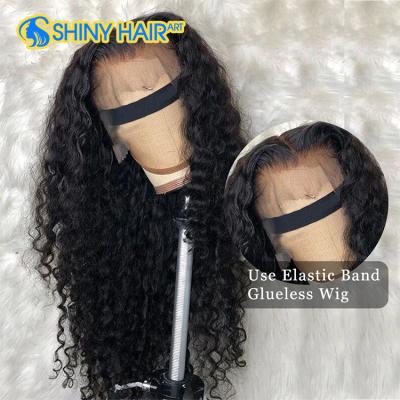 China Transparent full lace wig hd lace front wig brazilian curly human hair wig, afro curly wig for black women hair, wholesale transparent lace wig 100% human ha for sale