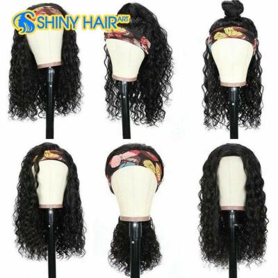 China Natural Wave Brazillian Curly, Full Lace Wig Full Lace Wig Transparent Hairband Cutical Aligned Raw Water Wave Virgin Wig, Wet And Wavy 30 32 Inch Hair Wig for sale