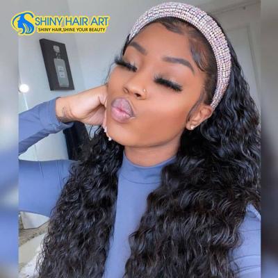 China Full Lace Hair Wig Transparent Full Lace Wig Water Wave 30 Inch Headband Wig, Hd Transparent Lace Water Wave Frontal Wig, Wholesales 13x4 Lace Front Human Hair Wig for sale