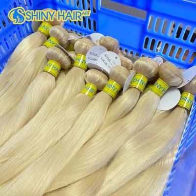 China Curly Silky Straight Wave Blonde Hair Extension, Hot Selling 6d 40inch Bulk 9a Brazilian Straight 60inch Blonde Hair, 50inch 60inch Blonde Hair for sale