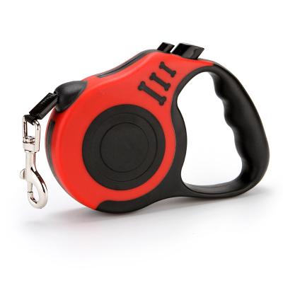 China Dogs Wholesale Custom Large 3m/5m Reflective Retractable Adjustable Training Dog Leash Rope for sale