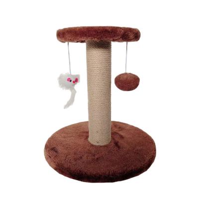 China Plush+ Density Board+Sisal Hemp Rope Cat Tree Tower, Cat Climbing Frame Furniture Scratching Post for Kitty Climber House Playing Relax and Sleep for sale