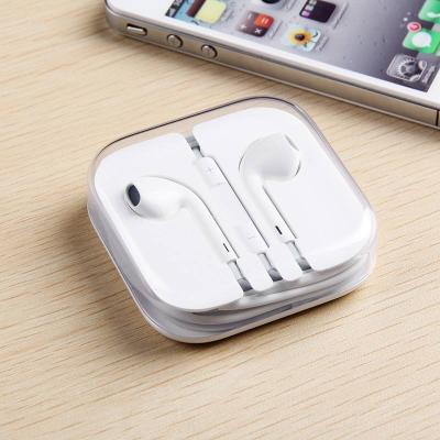 China In-ear 1.2 M Earphones Wired 3.5mm With MIC 1.1M In-ear Stereo Earphone For iphone 4/5/6 Android for sale