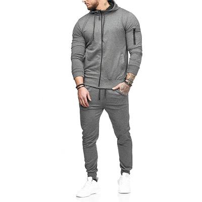 China Custom Men Breathable Full Zipper Jogging Tracksuit Wholesale Hooded Jogging Tracksuits Trapstar Gym Wear Training Tracksuit for sale