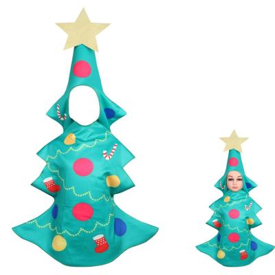 China Hot Sale Polyester Holiday Halloween Costume and Cosplay Christmas Tree Dress for Boys and Girls for sale