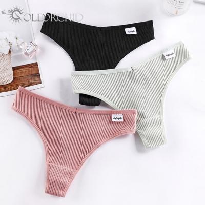 China Low Rise Bikini Panties Women Cotton Breathable Sexy Underwear for sale