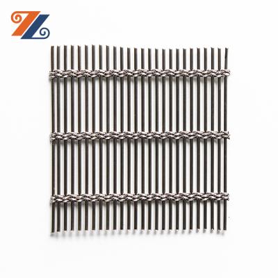 China Plain Weave Factory Sale Price 304 Stainless Steel 316 Whole Chain Link Mesh For Building Fences For Public Areas for sale