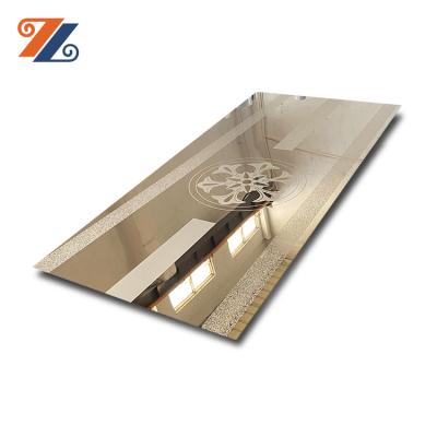 China Elevator Panels Stainless Steel Color Sheet Etching Decorative Stainless Steel Color Sheet Elevator Panels For Sale for sale