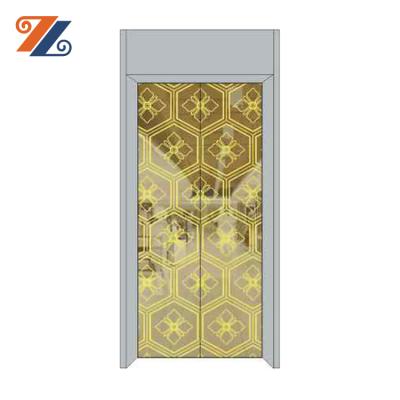 China Elevaor Door Grade 201 304 4ftx 8ft PVD Color Coating Mirror Etched Stainless Steel Sheet For Elevator Door for sale