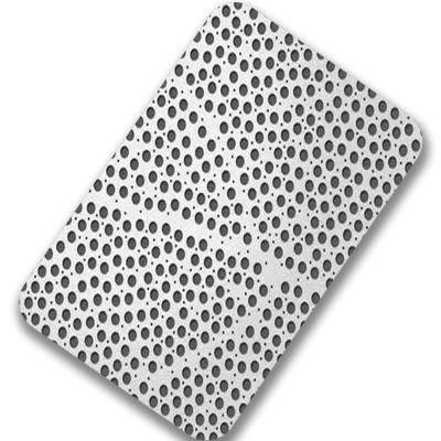 China Best workmanship quality 201 4x8 4x10 2mm stainless steel metal screen hot rolled perforated sheet and decoration for ktv decoration for sale