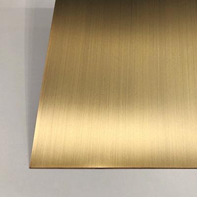 China 2020 top wall decoration hongwang sales grade hairline 201 304 stainless steel bronze antique sheet for decoration for sale