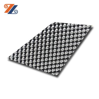 China Wall Decoration Modern Design 4x8x12mm Steel Plates 6wl 1.2mm Stamped Stainless Steel Sheet Plates For Europe Market for sale