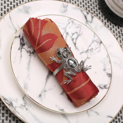 China Viable Vintage Frog Napkin Rings NAPKIN RINGS FOR WEDDING HOTELS AND FESTIVALS for sale