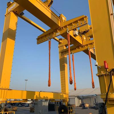 China Gantry Crane China supplier CCS approved top quality Straddle Carrier, Yacht Lift Crane, Mobile Boat Hoist for sale