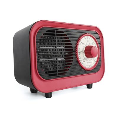 China Modern Portable Air Fan 500W Mini Electric Heater Heating Electric Fan Desktop Heaters Warmer Fan for sale