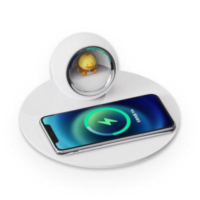 China Wireless Charger Night Light Wireless Charger With Touch Night Light Desktop Decoration for sale