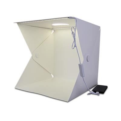 China PP Lightroom +Non-woven Backdrops 40cm Six Color 2LED Background Cover Design Mini Folding Photography Studio Soft Spiral Box New for sale