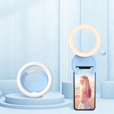 China 2022 New Design Selfie Fill Ring Light Live Streaming Live Broadcast Fill Light Make Up Lamp 11.3*10.8*5.1CM for sale