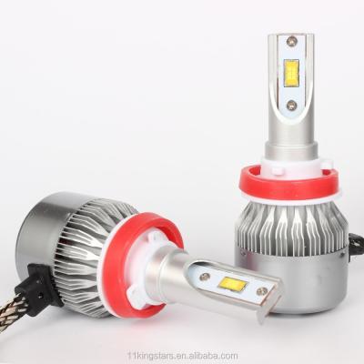 China Lamp success 3800lm H8 H9 H11 C6F interior car led headlight bulbs c6f led led headlight car headlight for sale