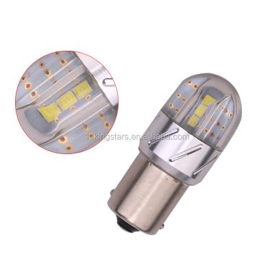 China High Quality Interior Brake Light Auto Rear Turn Signal Car LED 1156 1157 3030 6SMD 18W DRL Lamp Reverse Light for sale