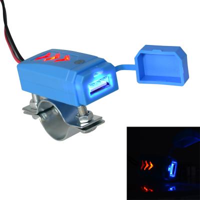 China MP3/MP4 Player 5V 2.1A Portable Motorcycle Outlet Power Mobile Phone Charger for sale