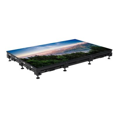 China Best Selling Indoor Led Shows P3.91 Dance Floor Led Screen Stage Renta Board Indoor Floor LED Display for sale