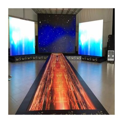 China Indoor Waterproof Party 3D Stage Dance Floor Video Wall Led Screen Ground Floor Led Display for sale