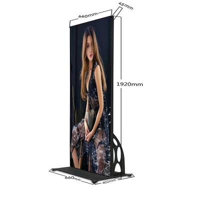 China Indoor Indoor Advertising Screen Digital Signage And Shows Flat Led Display Screen Display for sale