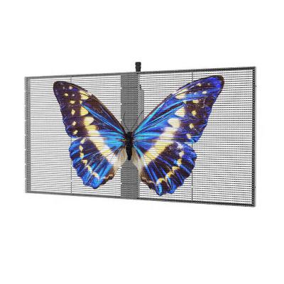 China High Quality7.8mm Indoor LED Video Wall LED ScreenVideo Advertising Transparent Shopping Mall Window for sale