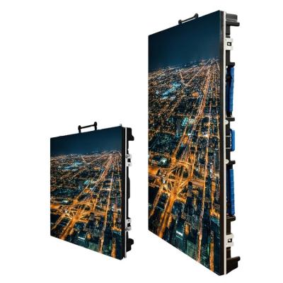 China P3.9 P4.8 advertising led screen 500*500mm die casting aluminum panel curved led display board / led video wall for sale