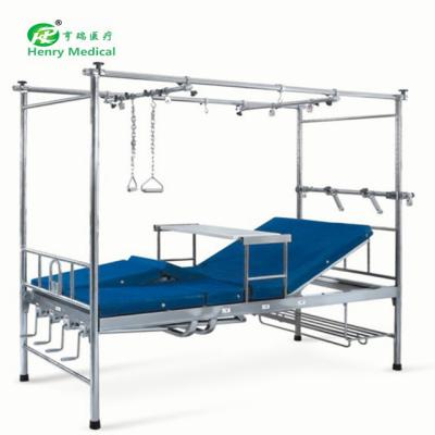 China Metal Hospital Furniture Stainless Steel Manual Hospital Orthopedic Hospital Bed for sale