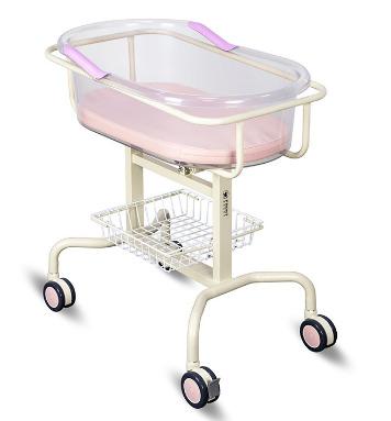 China High quality hospital bed baby cradle/baby bed/hospital baby medical cart for sale