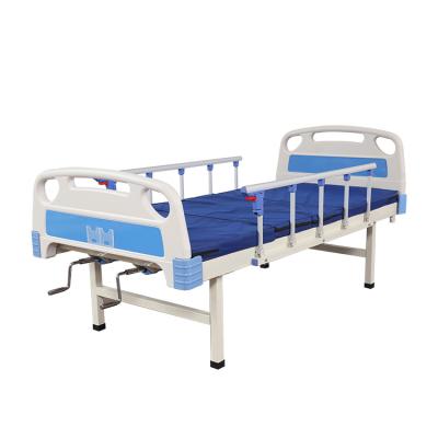 China Hospital Manual Two Function Hospital Bed Two Cranks Patient Bed For Sale for sale