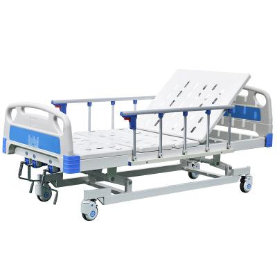 China Hospital 3 Functions Manual Hospital Bed Hospital Room Hospital Furniture For Patient for sale