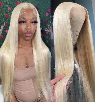 China Body wave factory hd 13*4 lace front wigs transparent hair wigs for black women straight lace front wig for sale