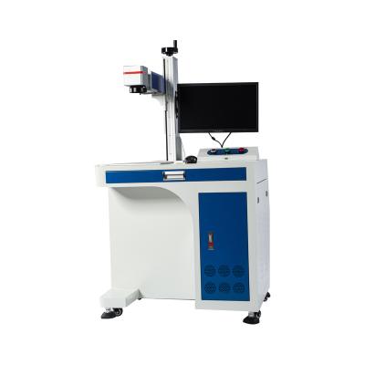 China Laser Marking Desktop 30w Fiber Laser Marking Machine For PVC / Pipe / Plastic for sale