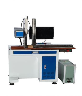 China Laser Marking Co2 Laser Marking Machine Auto Focus 30w Laser Marking Desktop Wooden Bamboo Marker for sale