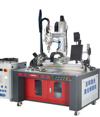 China Hotels Four-axis Platform Fiber Optic Laser Welding Machine For Metal Parts Precision Parts for sale