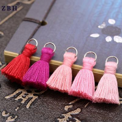 China Accessories Multicolor Long Earings, Mini Earrings Tassel 2cm Long Handmade Tassel Multicolor Mini Earrings Tassel Wholesale Long 2cm for sale