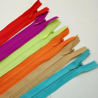 China #3 Fabric Invisible Wholesale Tape Nylon Invisible Zipper For Garment And Home Textile for sale