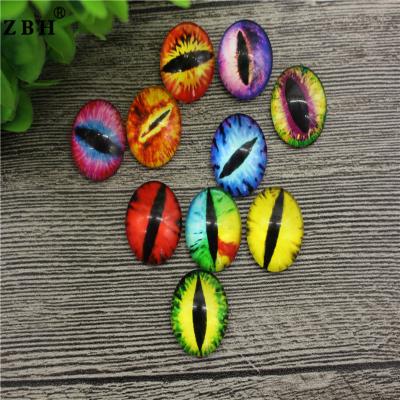 China Fashion 10-20mm Glass Eyes Plush Toys Multicolor Safety Dragon Eyes for sale