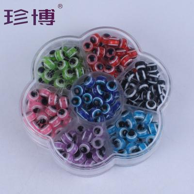 China Jewelry Making Jewelry Accessories Mixed To Color 8mm Evil Eye Beads Eye Decor for sale