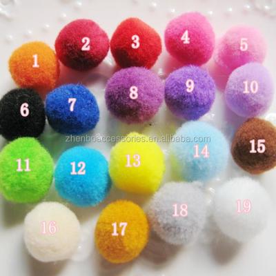 China Beautiful various sizes and color fashion pompom ball for decoration for sale