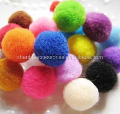 China Wholesale Round Cashmere Yarn Polyester Polypropylene POMPOM In Stock for sale