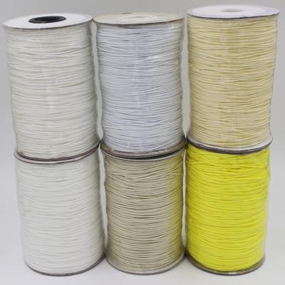 China Wholesale Roll 1MM/1.5MM/2MM/2.5MM/3MM/5MM Korean Packaging Rope Waxed Cord for sale