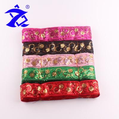 China Viable new factory design direct embroidery lace/fancy design lace designs/lace embroidery for sale